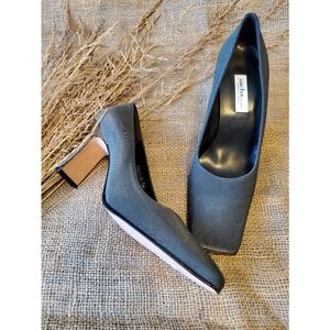 Sacha London Vintage Square Toe Heels